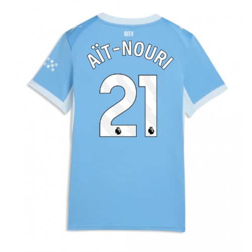 Fotbalové Dres Manchester City Rayan Ait-Nouri #21 Dámské Domácí 2026-27 Krátký Rukáv